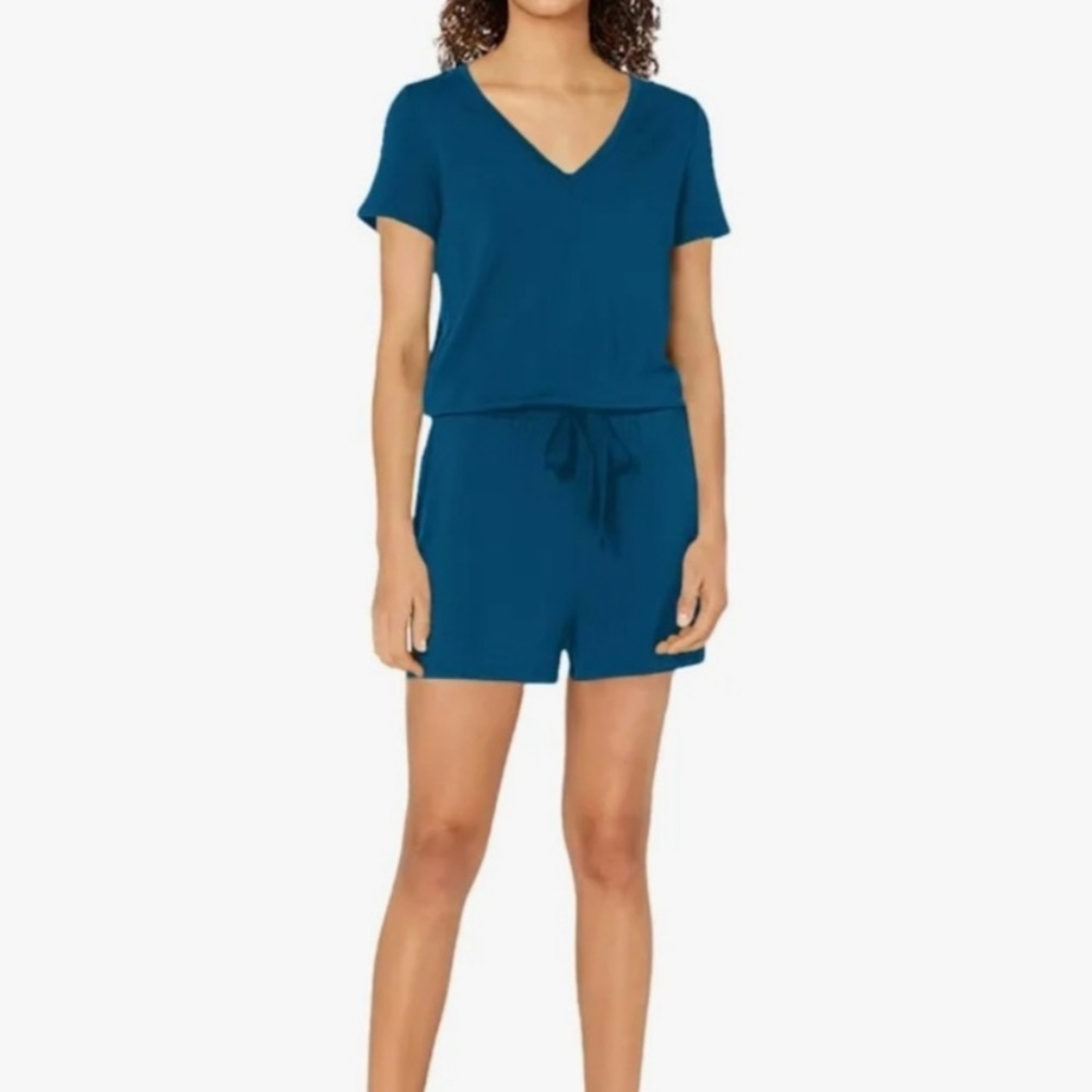 Daily Ritual Romper Blue Comfort